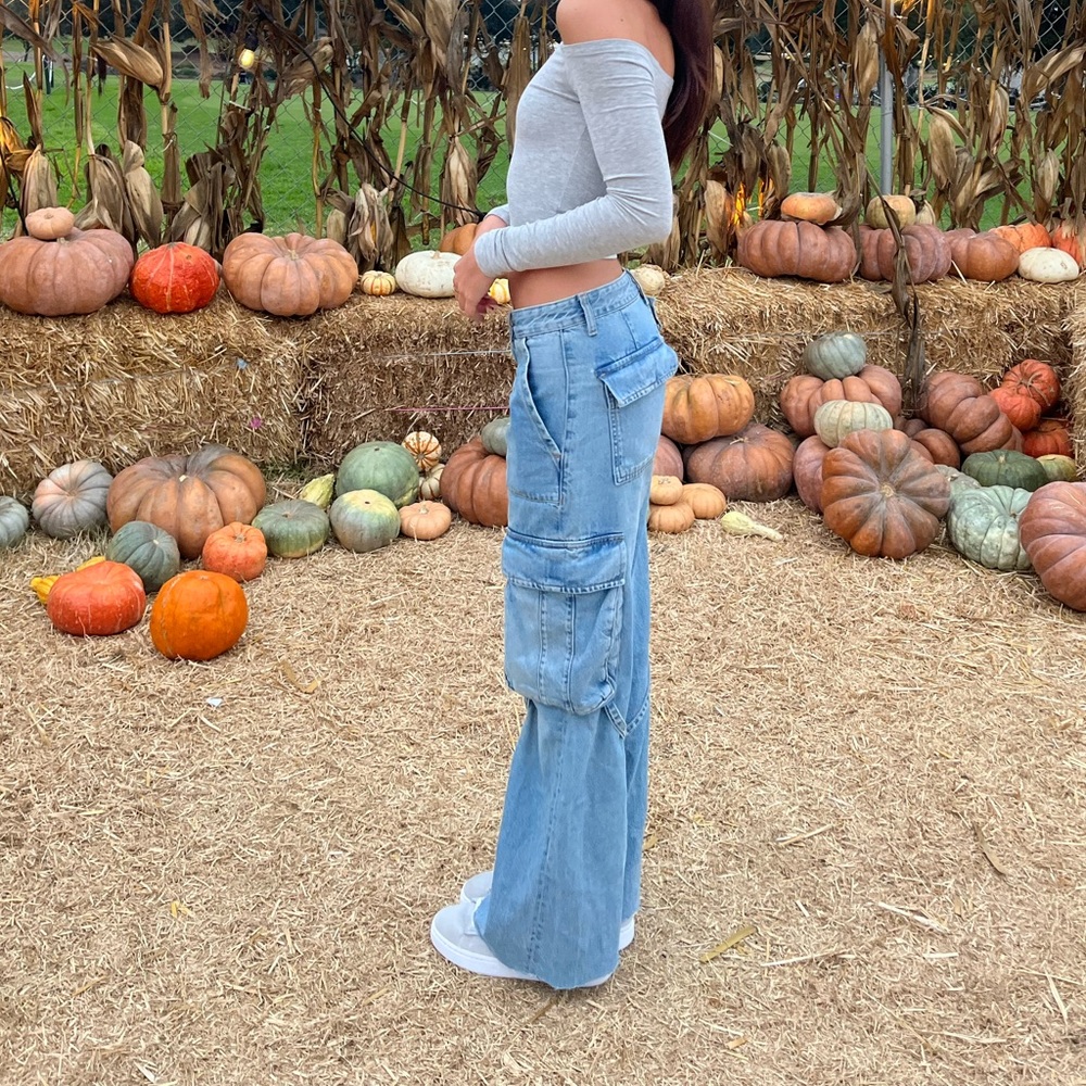 Zara Cargo Jeans